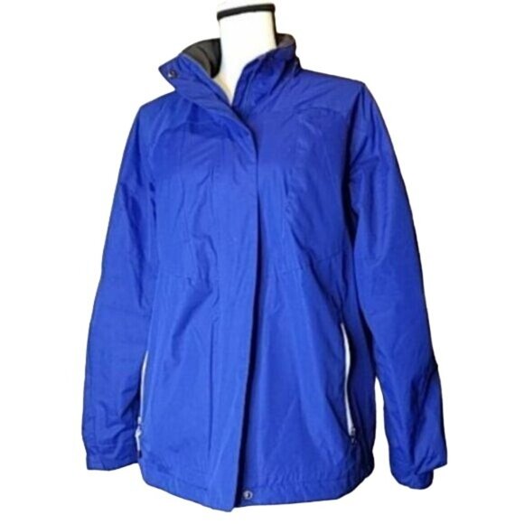 Women's St. John's Bay Jacket/Coat in a Pretty Royal Blue. Sz. M - Picture 1 of 4
